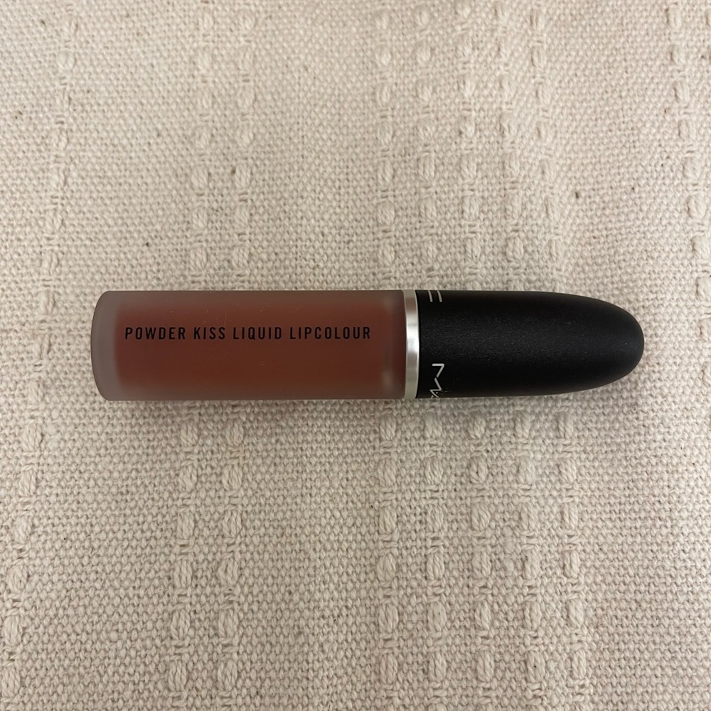 MAC Powder Kiss Liquid Lipcolour - Warm Brown